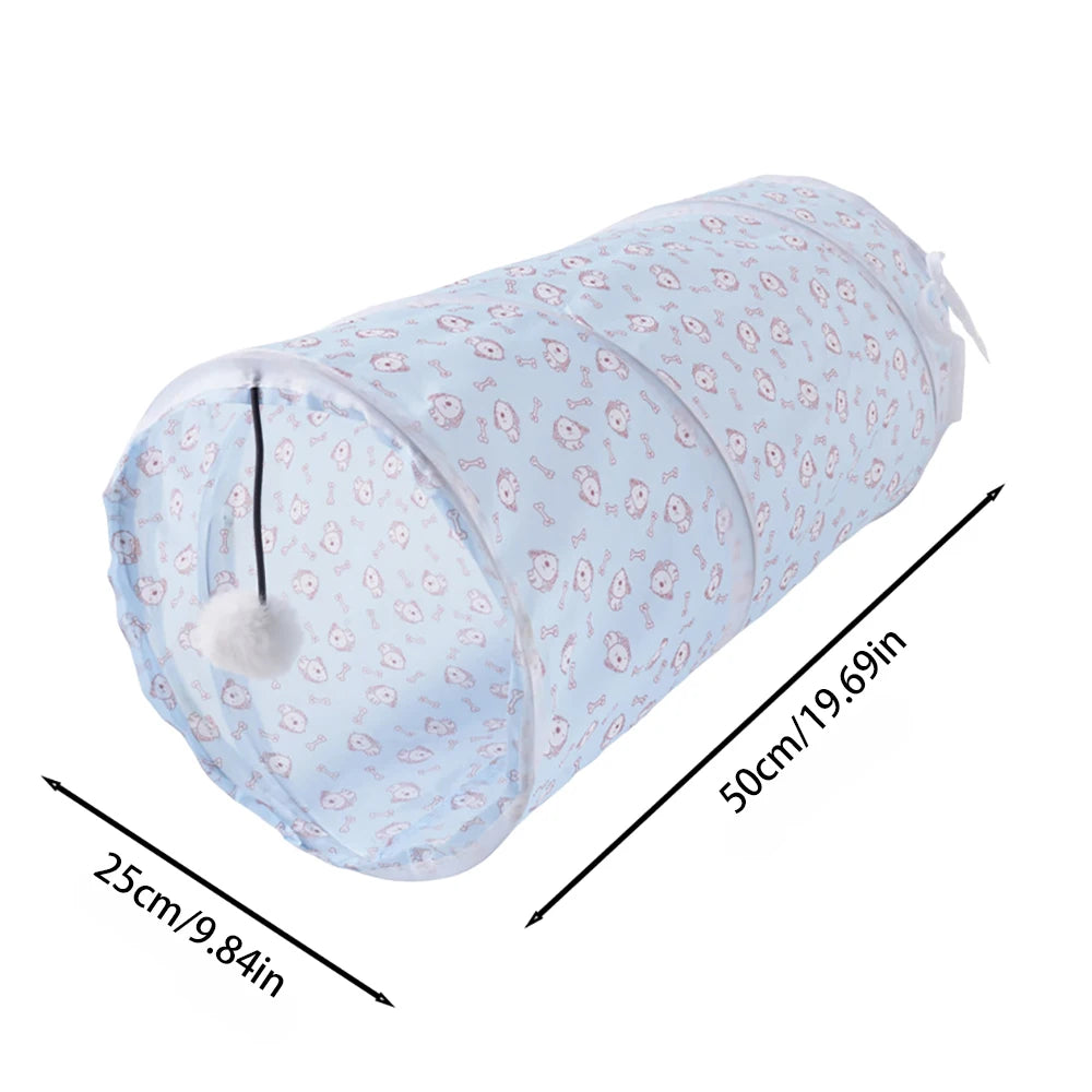 Foldable Cat Tunnel Toy