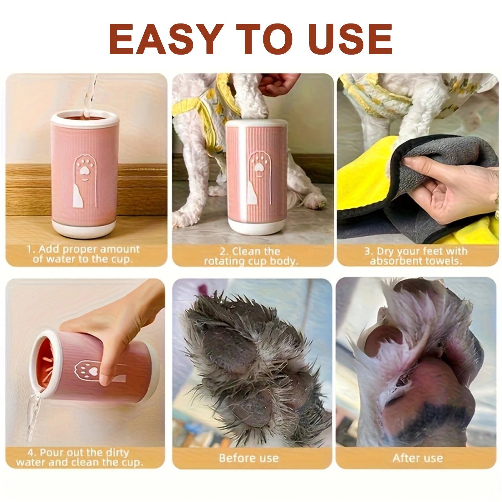 Pet Paw Cleaning Cup