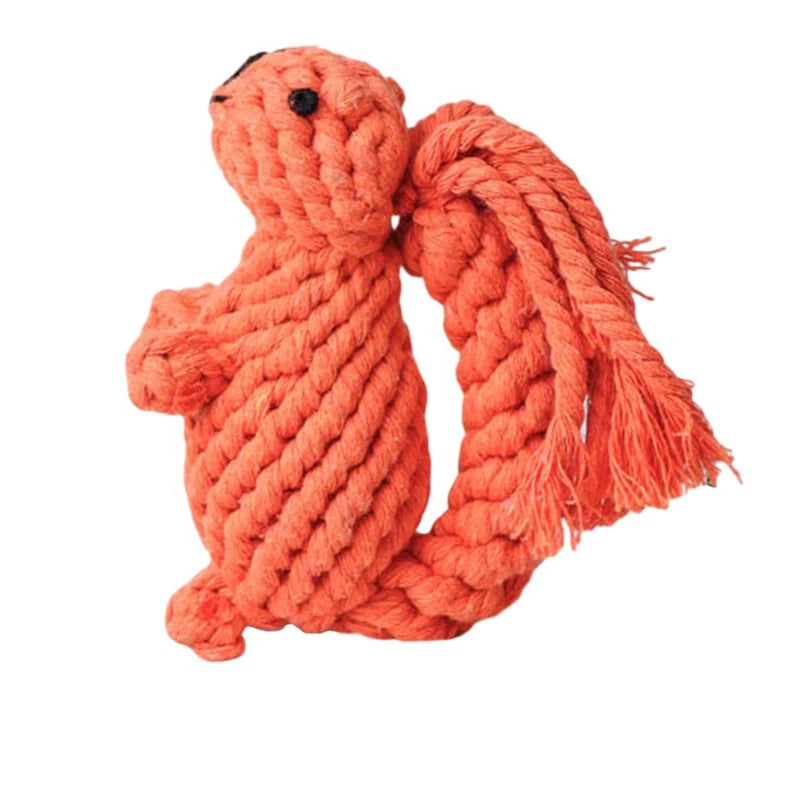 Cartoon Animal Dog Rope Toy