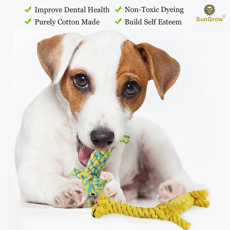 Cartoon Animal Dog Rope Toy