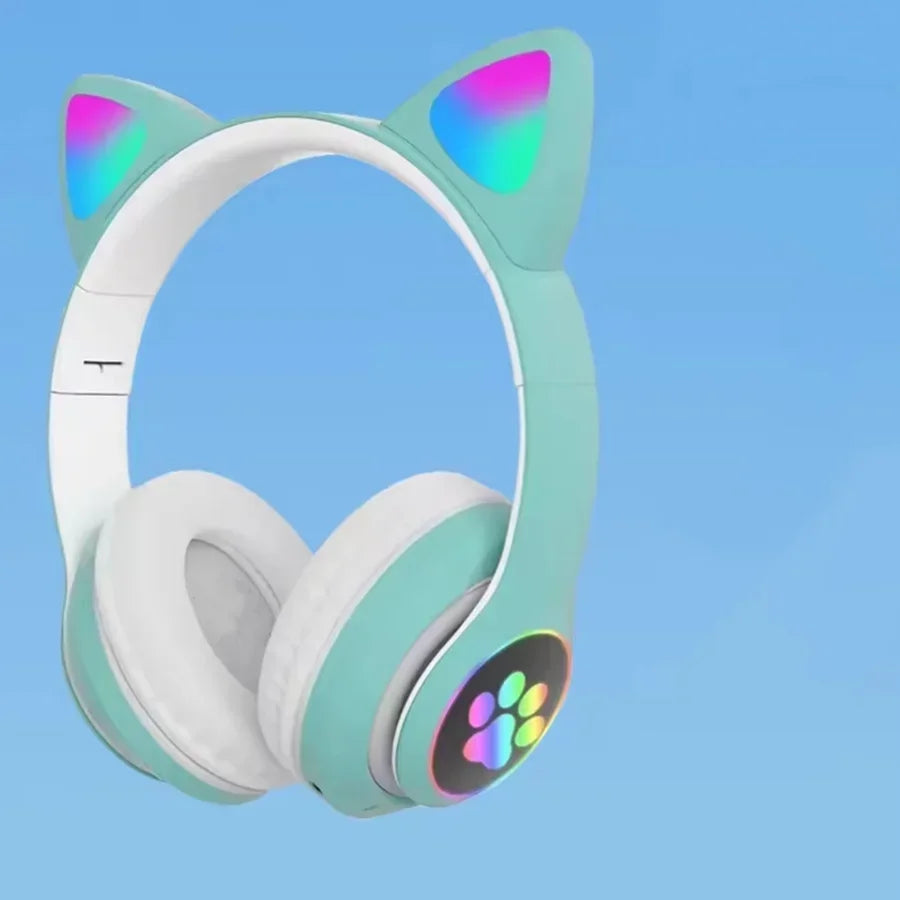 Cute Cat Ear Wireless Headphones