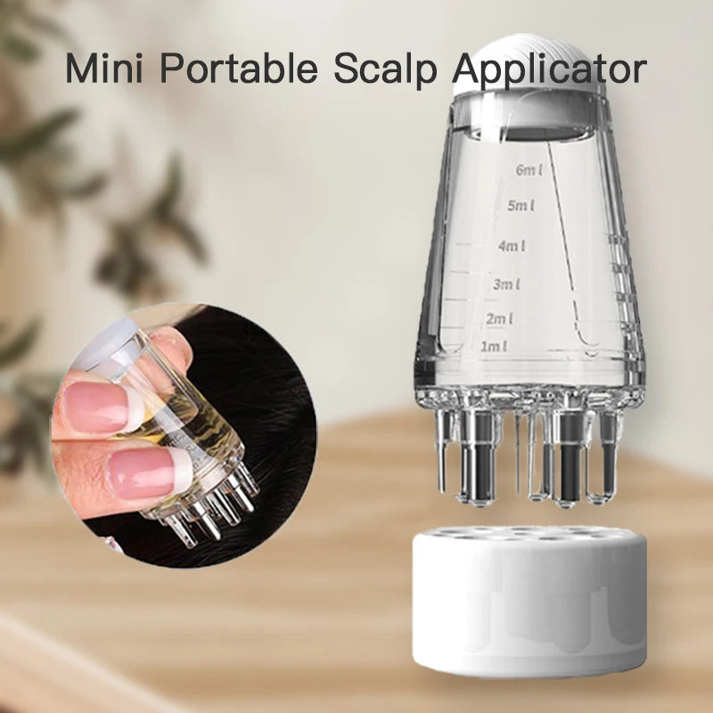 Mini Portable Scalp Applicator Comb