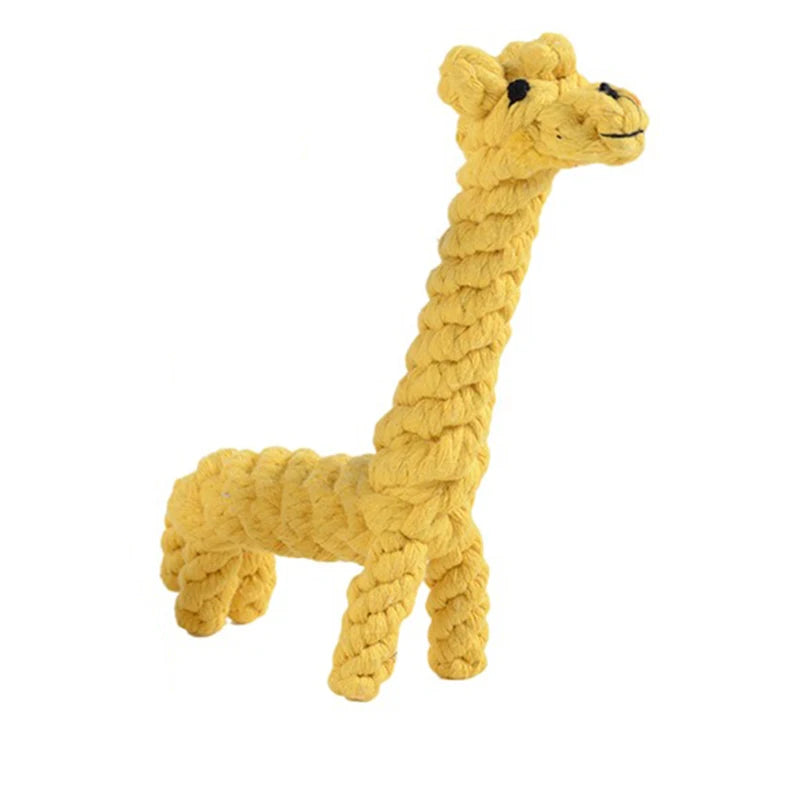 Cartoon Animal Dog Rope Toy