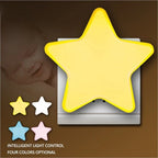 LED Star Night Light - 4 Colors | Kids Bedroom Lamp | US Plug