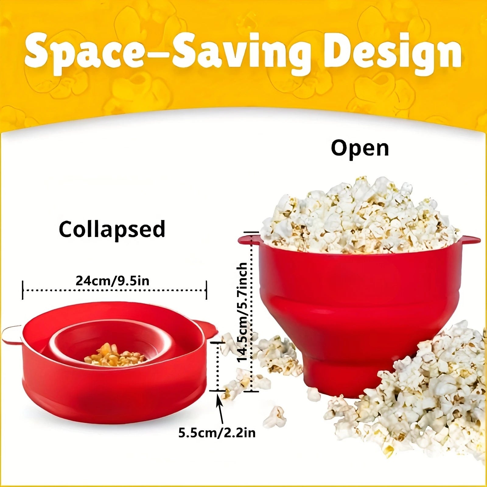 Microwave Popcorn Maker 3L