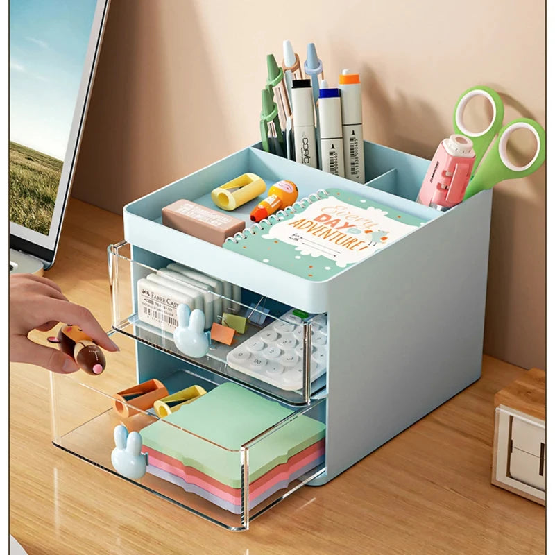 Small Desk Organizer with Drawer