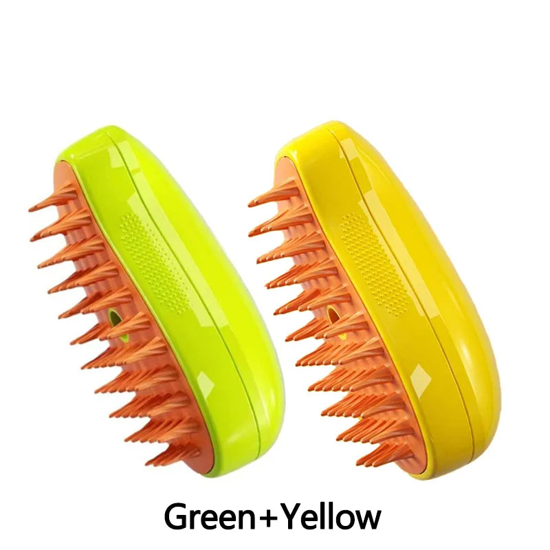 3-in-1 Electric Pet Steam Brush