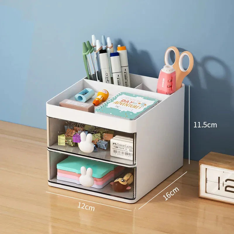 Small Desk Organizer with Drawer