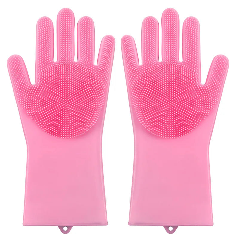 Magic Silicone Dishwashing Gloves