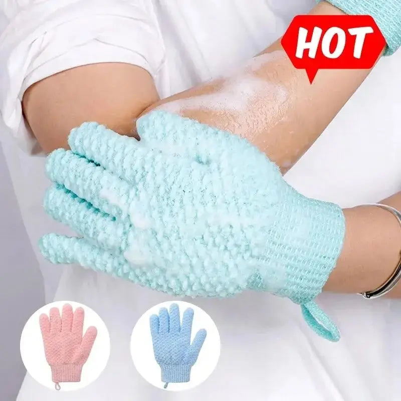 Silicone Back Scrubber Brush with Long Handle for Shower & Body Cleaning