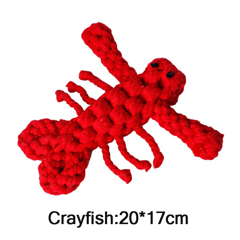 Cartoon Animal Dog Rope Toy