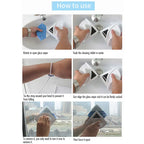 Double-Sided Magnetic Glass Cleaner