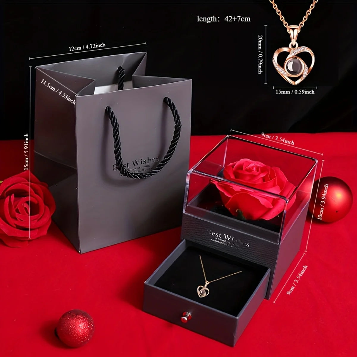 Ladies Necklace Jewelry Gift Set