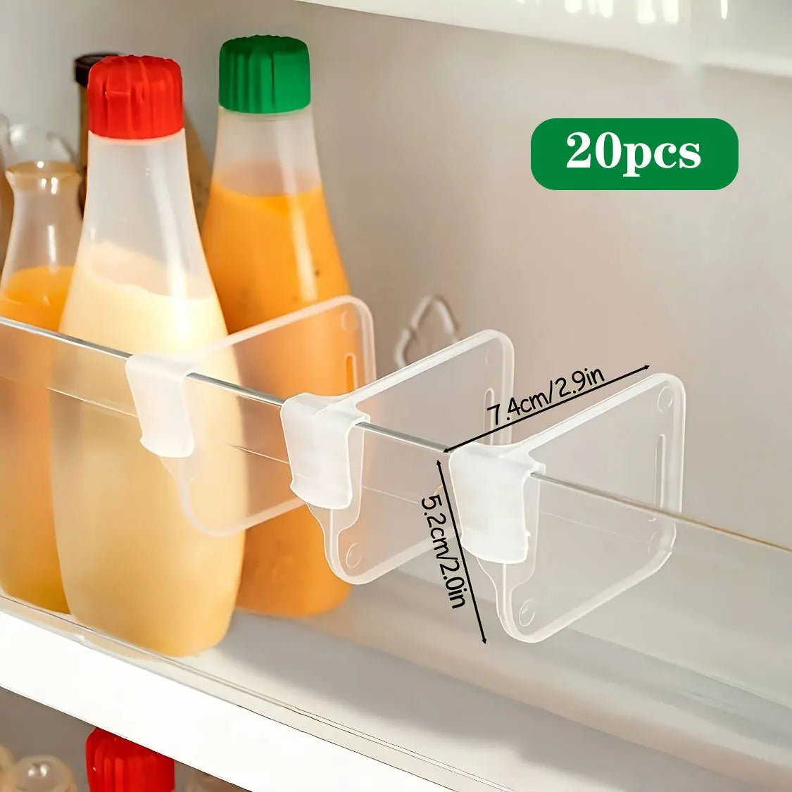 Adjustable Refrigerator Storage Dividers