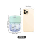 Mini Rechargeable Garlic Chopper 250ML