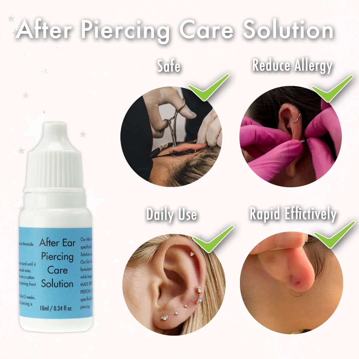 Ear Piercing Aftercare Solution