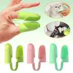 Pet Two-Finger Toothbrush Set