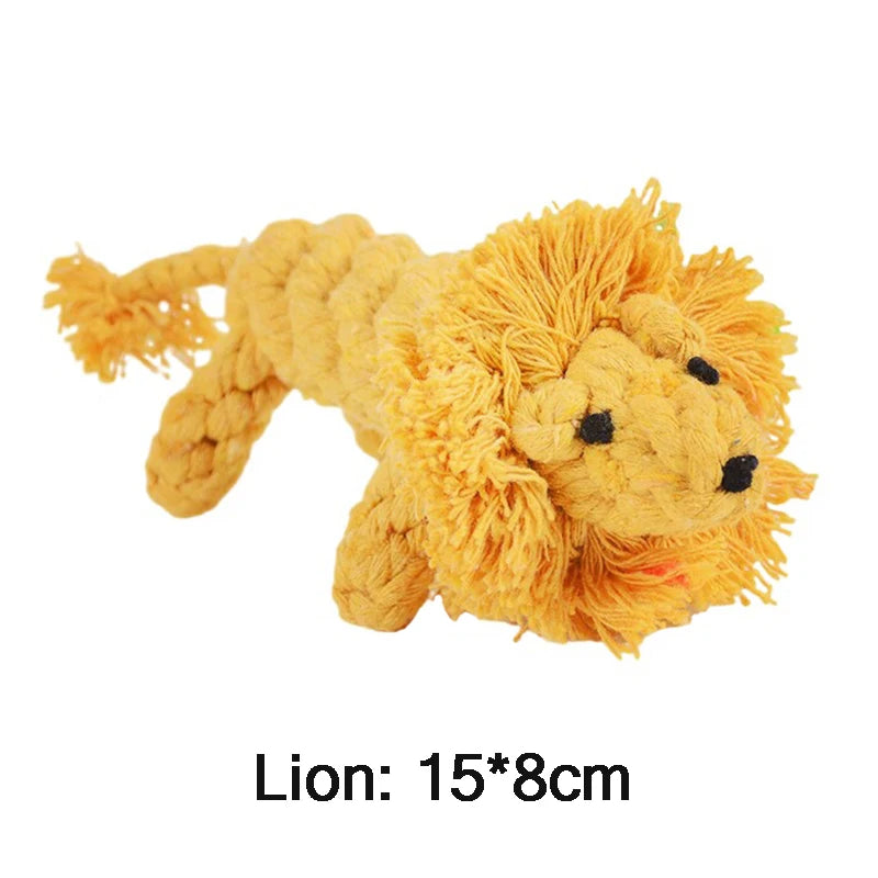 Cartoon Animal Dog Rope Toy
