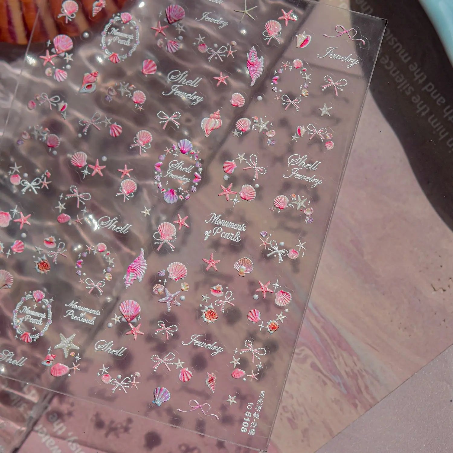 Shell & Starfish Nail Stickers