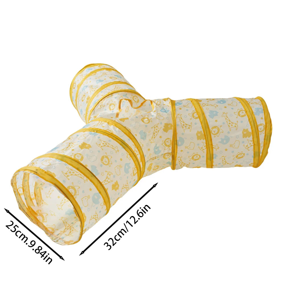 Foldable Cat Tunnel Toy