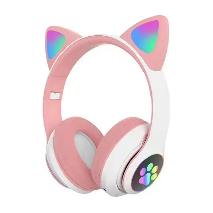 Cute Cat Ear Wireless Headphones