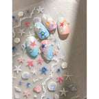 Shell & Starfish Nail Stickers