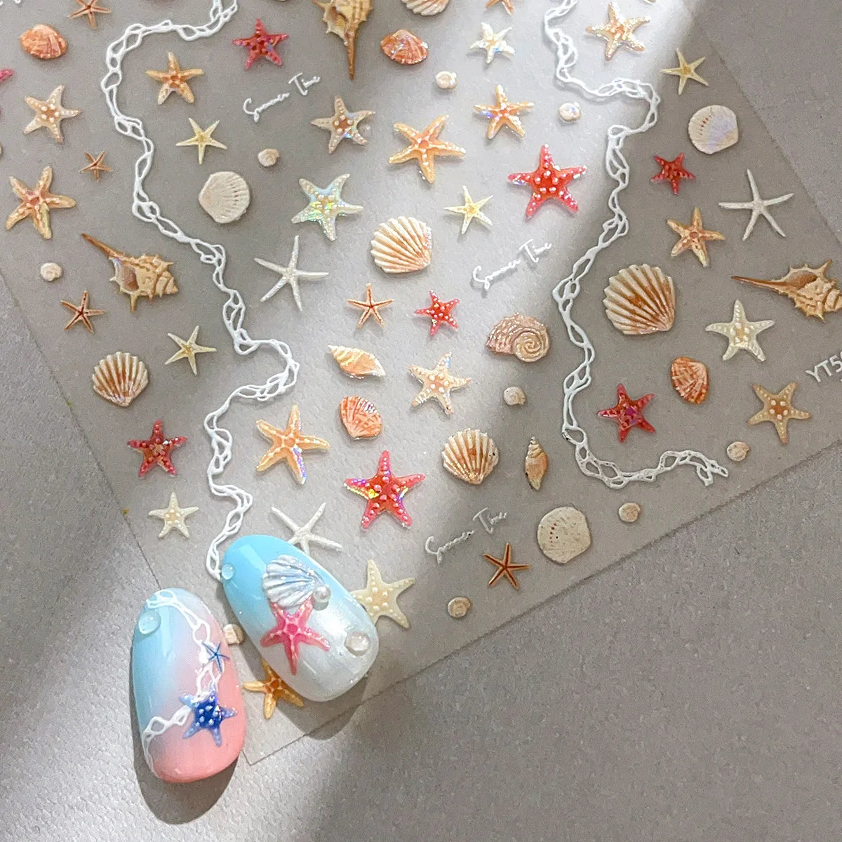 Shell & Starfish Nail Stickers