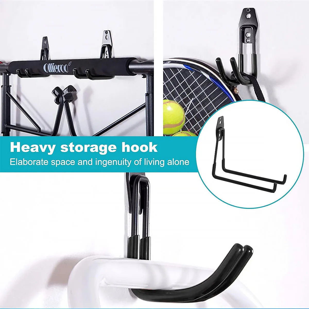 Heavy Duty Garage Utility Hooks