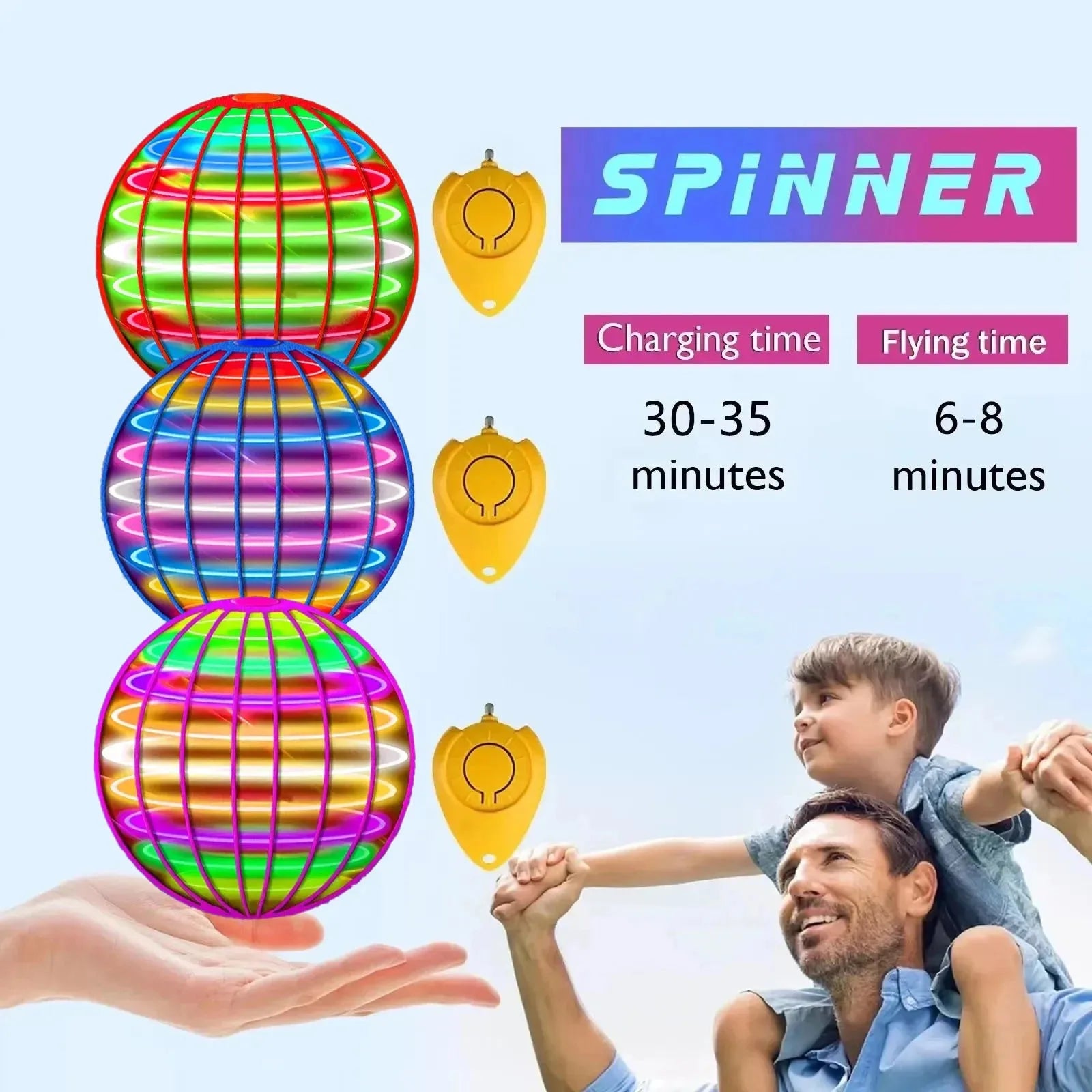 Spinner Boomerang Flyorb Magic Flying Ball