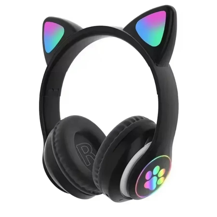 Cute Cat Ear Wireless Headphones
