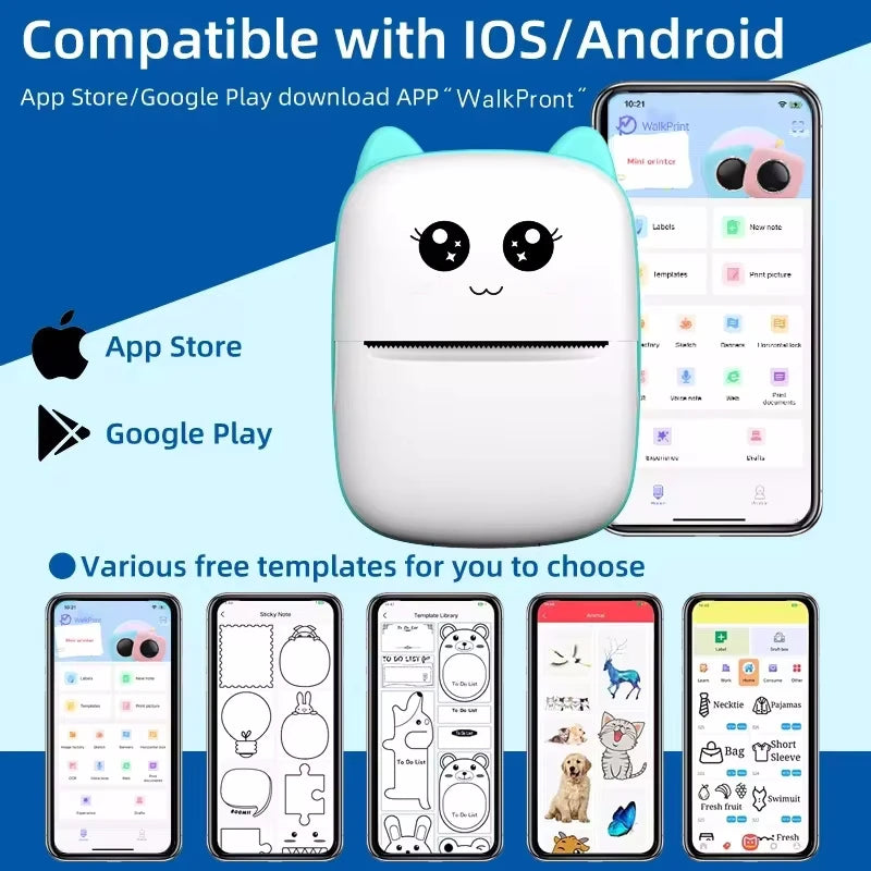 Mini CAT Portable Thermal Printer