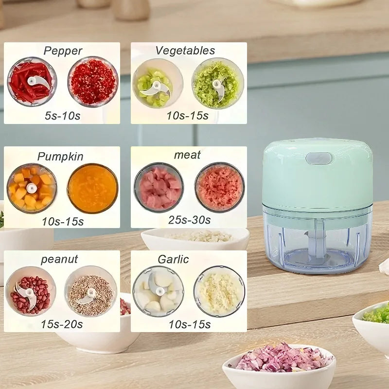 Mini Rechargeable Garlic Chopper 250ML