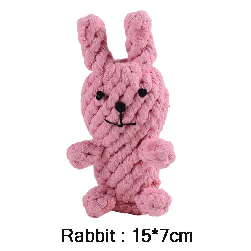 Cartoon Animal Dog Rope Toy