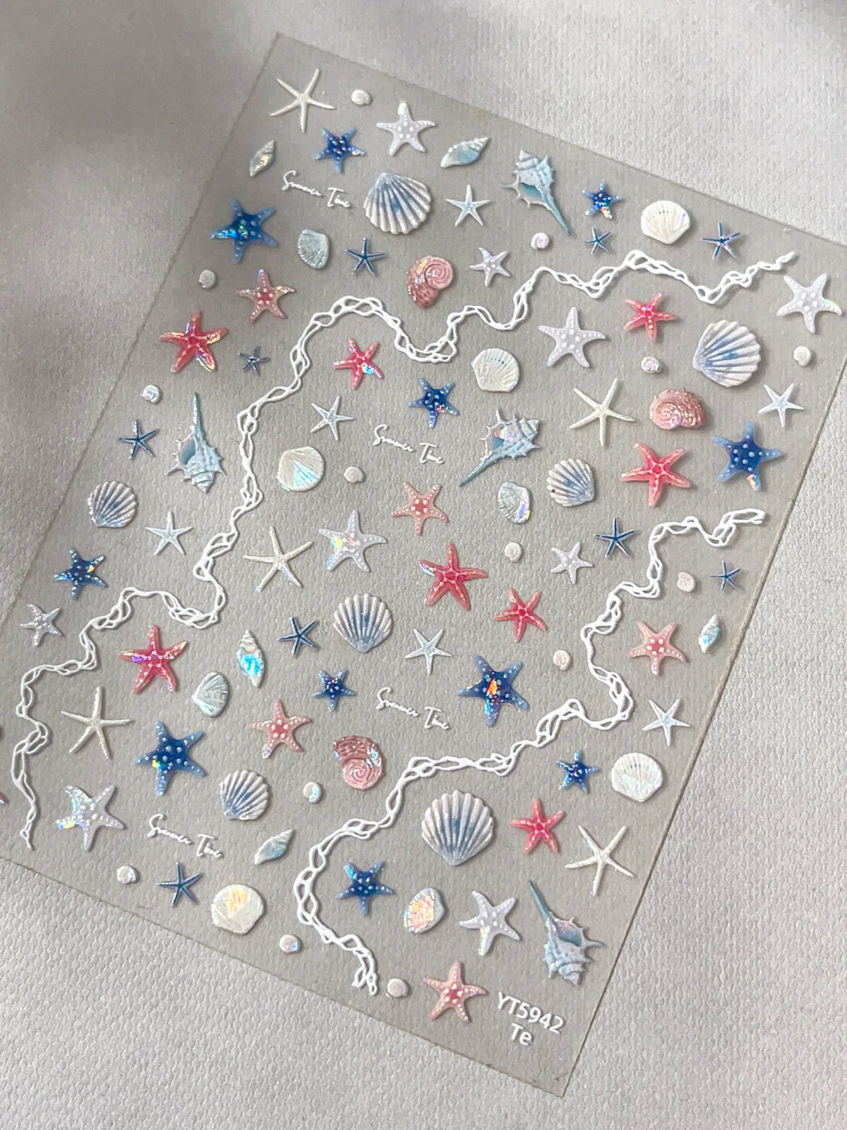 Shell & Starfish Nail Stickers