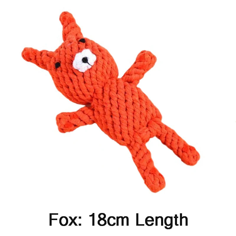 Cartoon Animal Dog Rope Toy