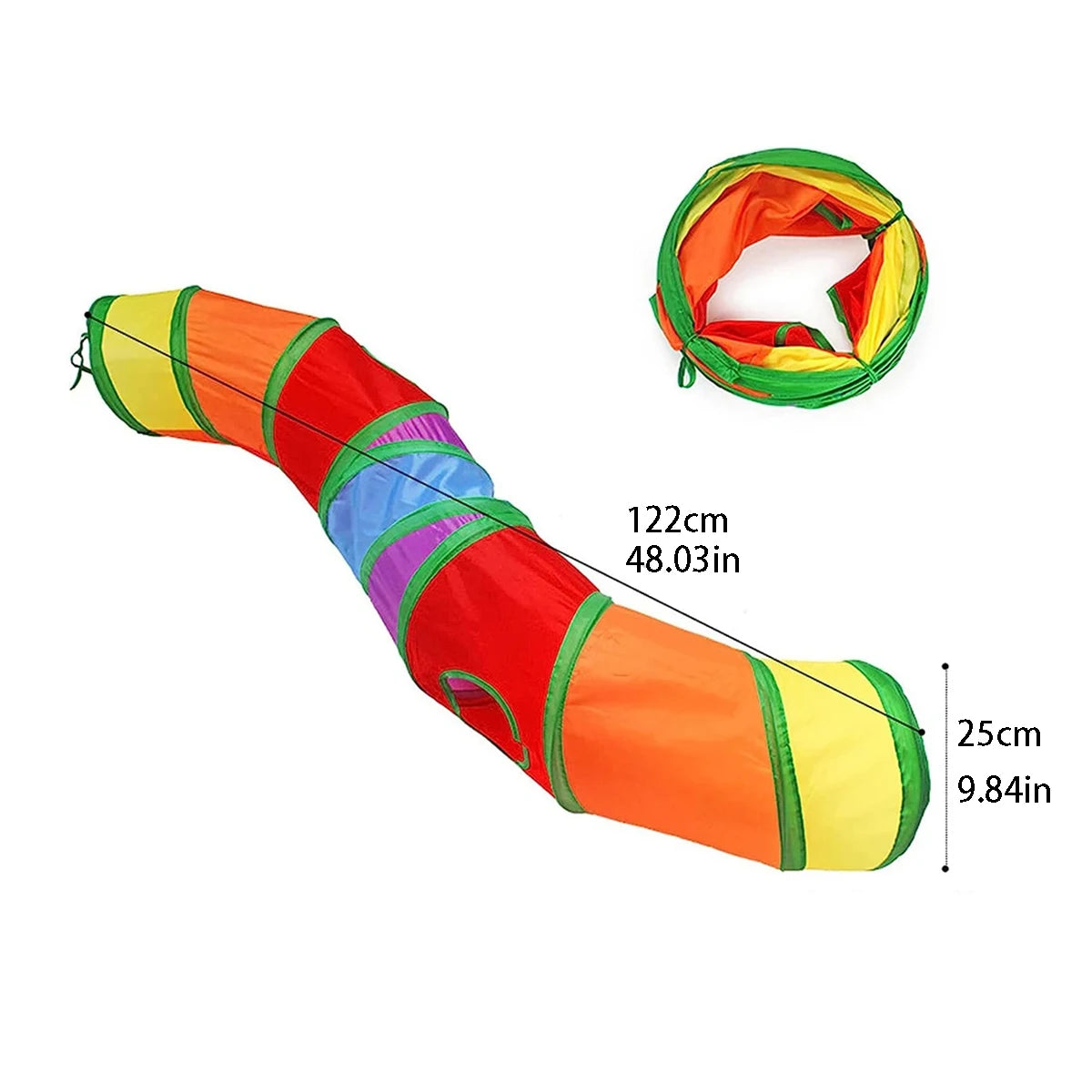 Foldable Cat Tunnel Toy