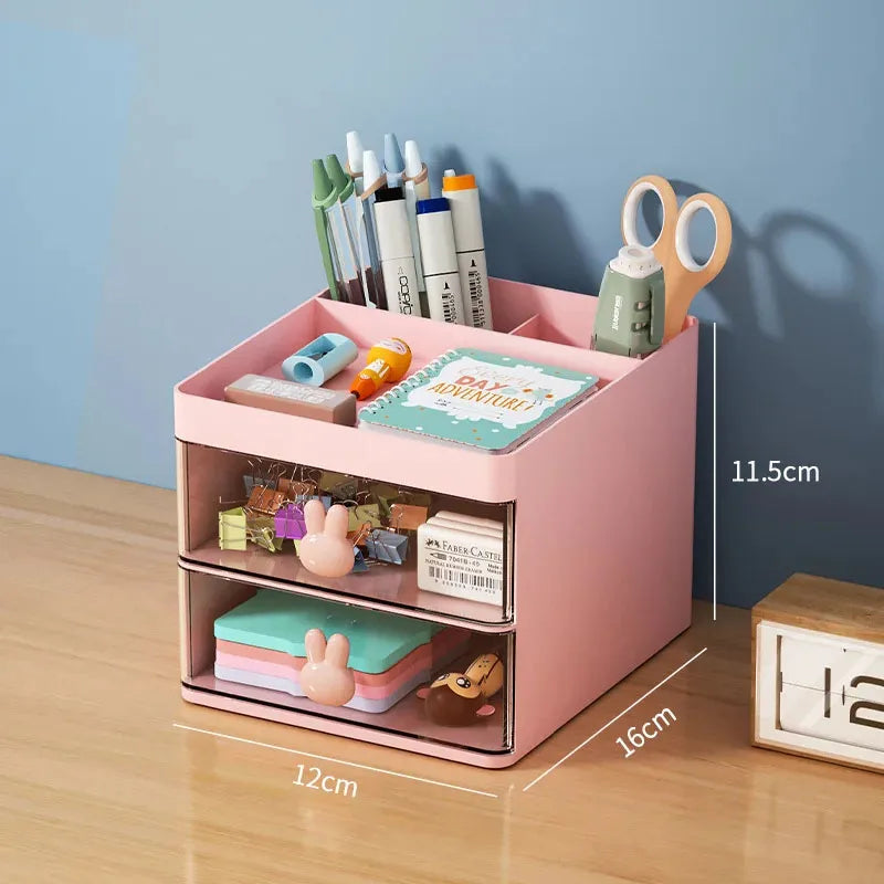 Small Desk Organizer with Drawer