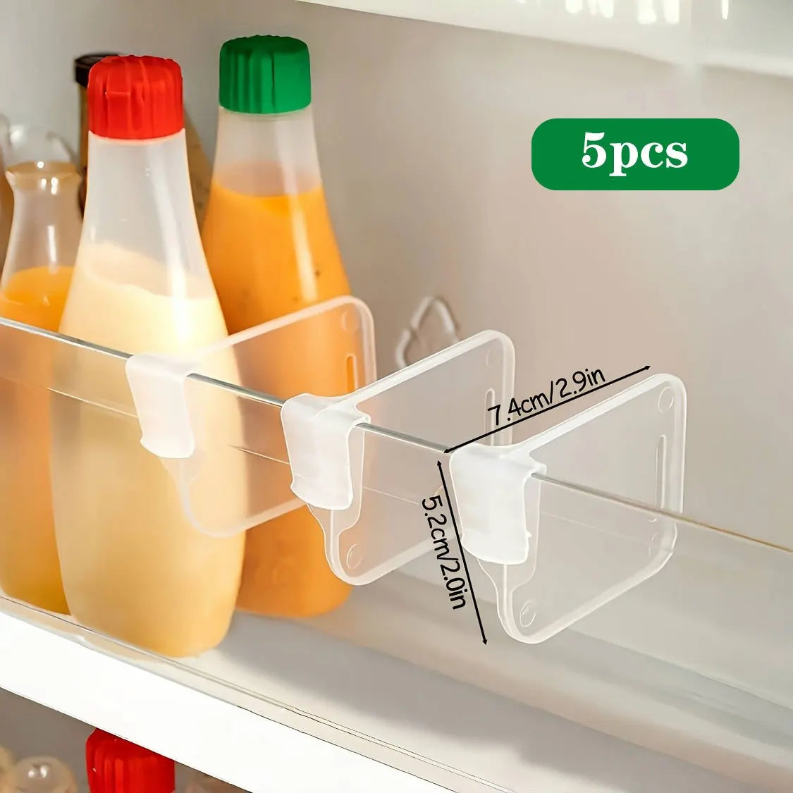 Adjustable Refrigerator Storage Dividers