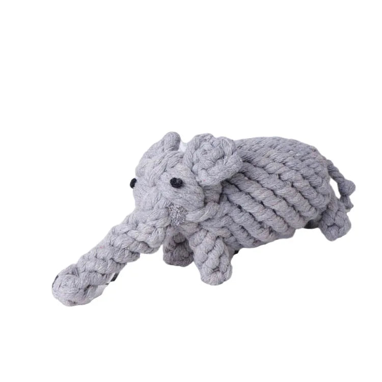 Cartoon Animal Dog Rope Toy
