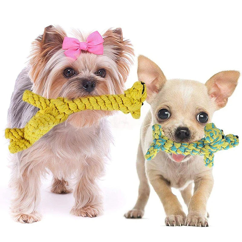 Cartoon Animal Dog Rope Toy