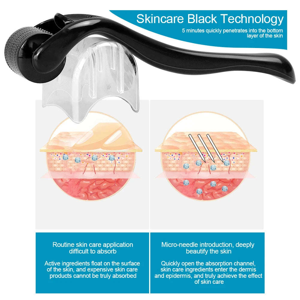 Derma Roller for Face, Hair & Beard Care
