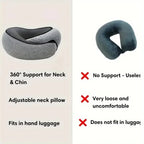 Memory Foam Travel Neck Pillow