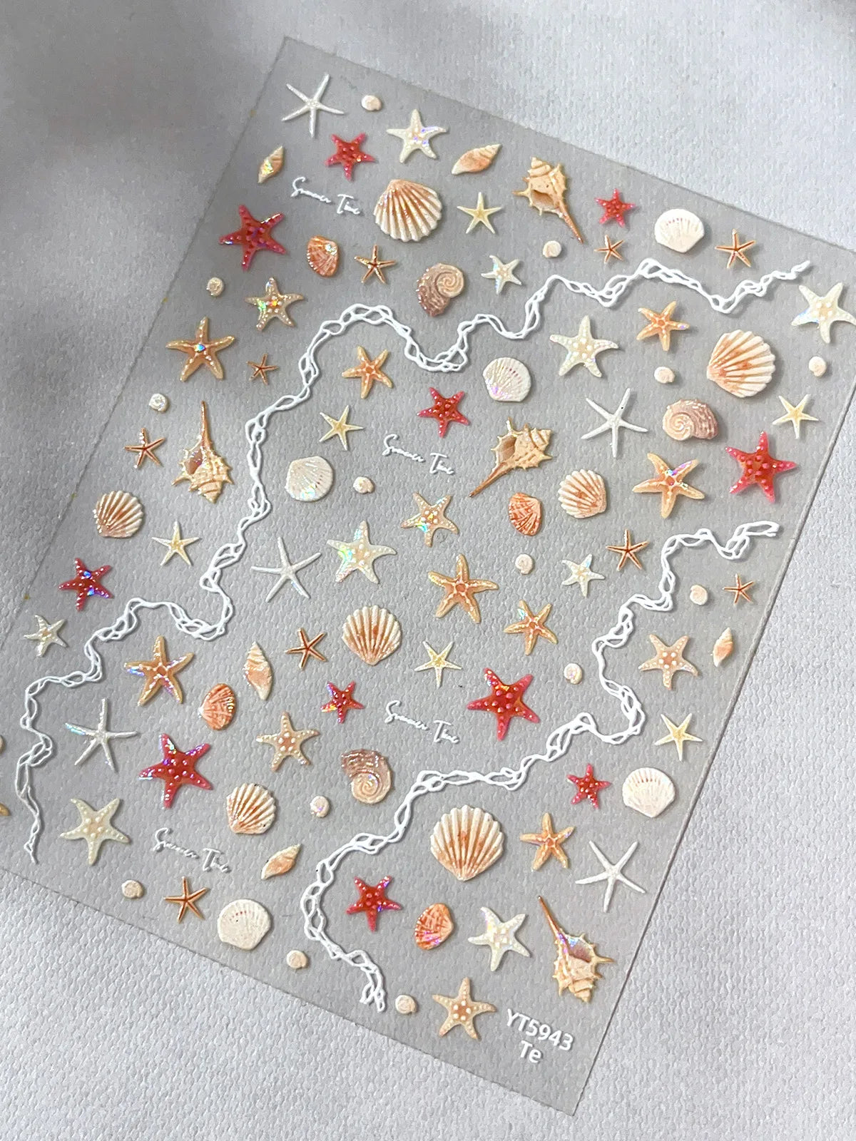 Shell & Starfish Nail Stickers