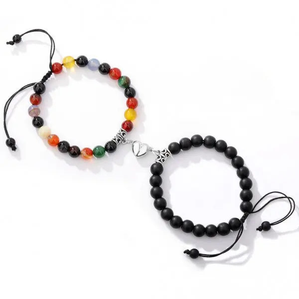 Magnet Couple Bracelets Set