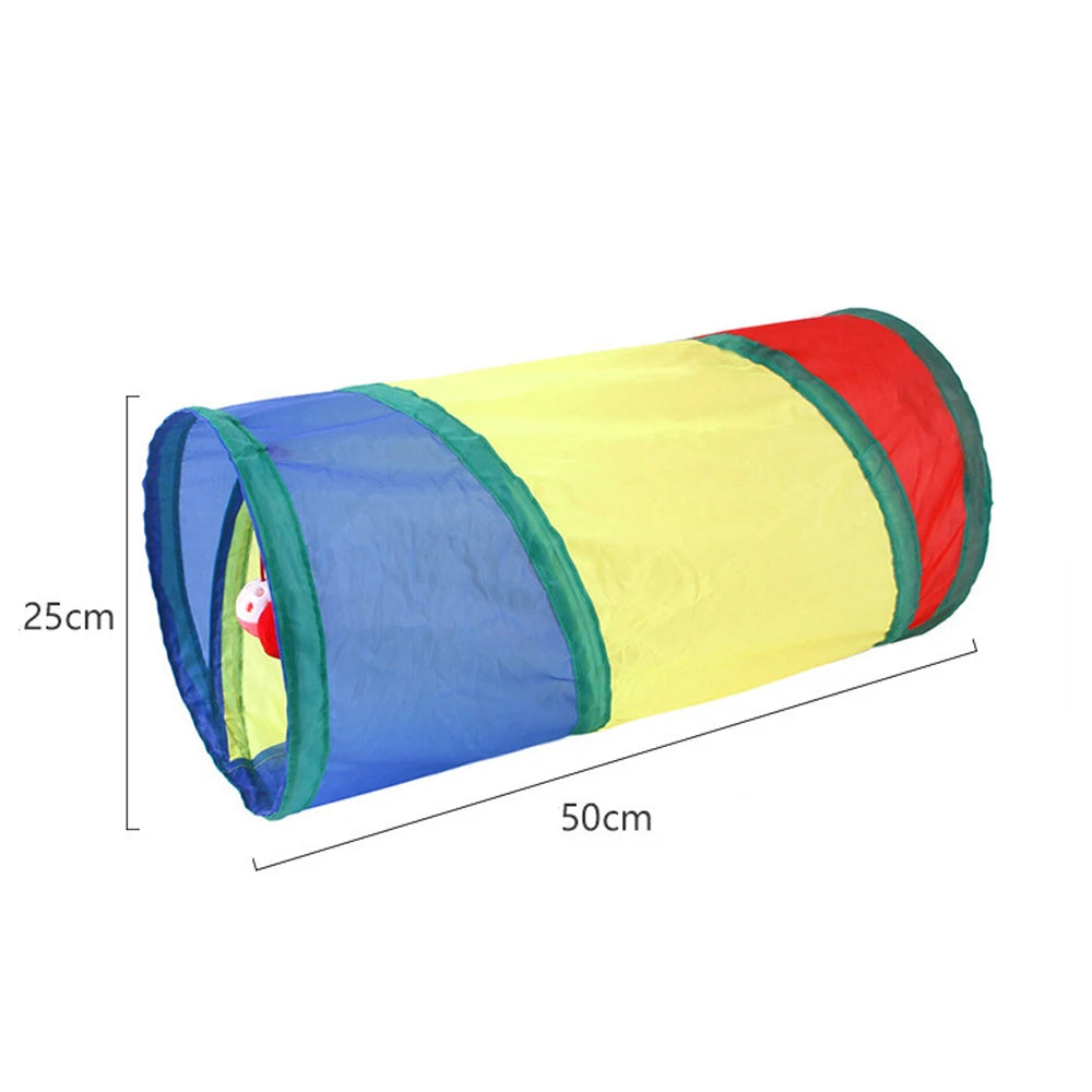 Foldable Cat Tunnel Toy