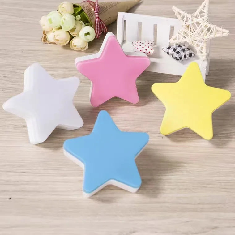 LED Star Night Light - 4 Colors | Kids Bedroom Lamp | US Plug
