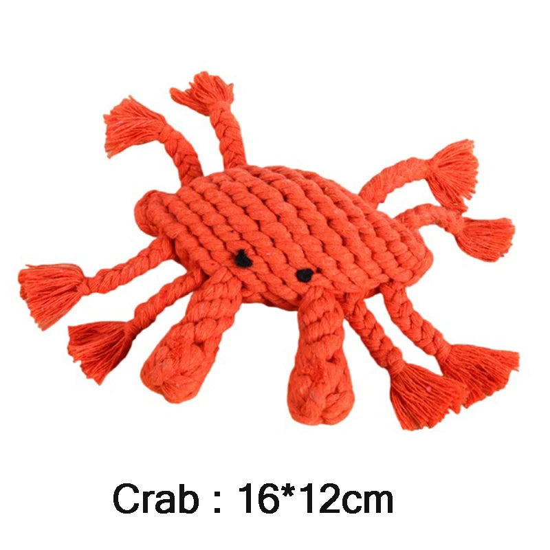 Cartoon Animal Dog Rope Toy
