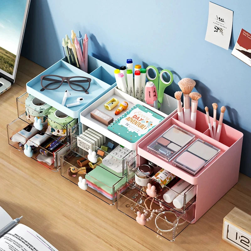 Small Desk Organizer with Drawer