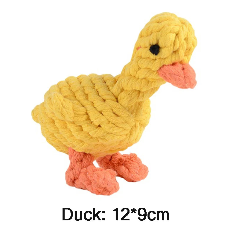 Cartoon Animal Dog Rope Toy