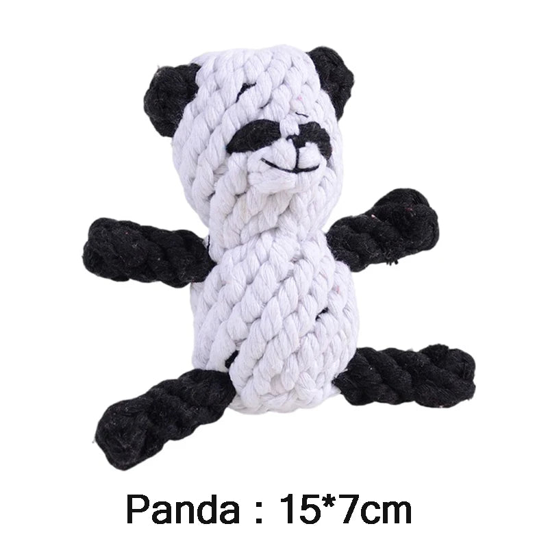 Cartoon Animal Dog Rope Toy